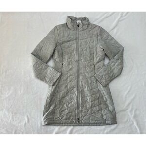 Patagonia Fiona Parka Down Puffer Jacket Coat Women Large Gray Lightweight